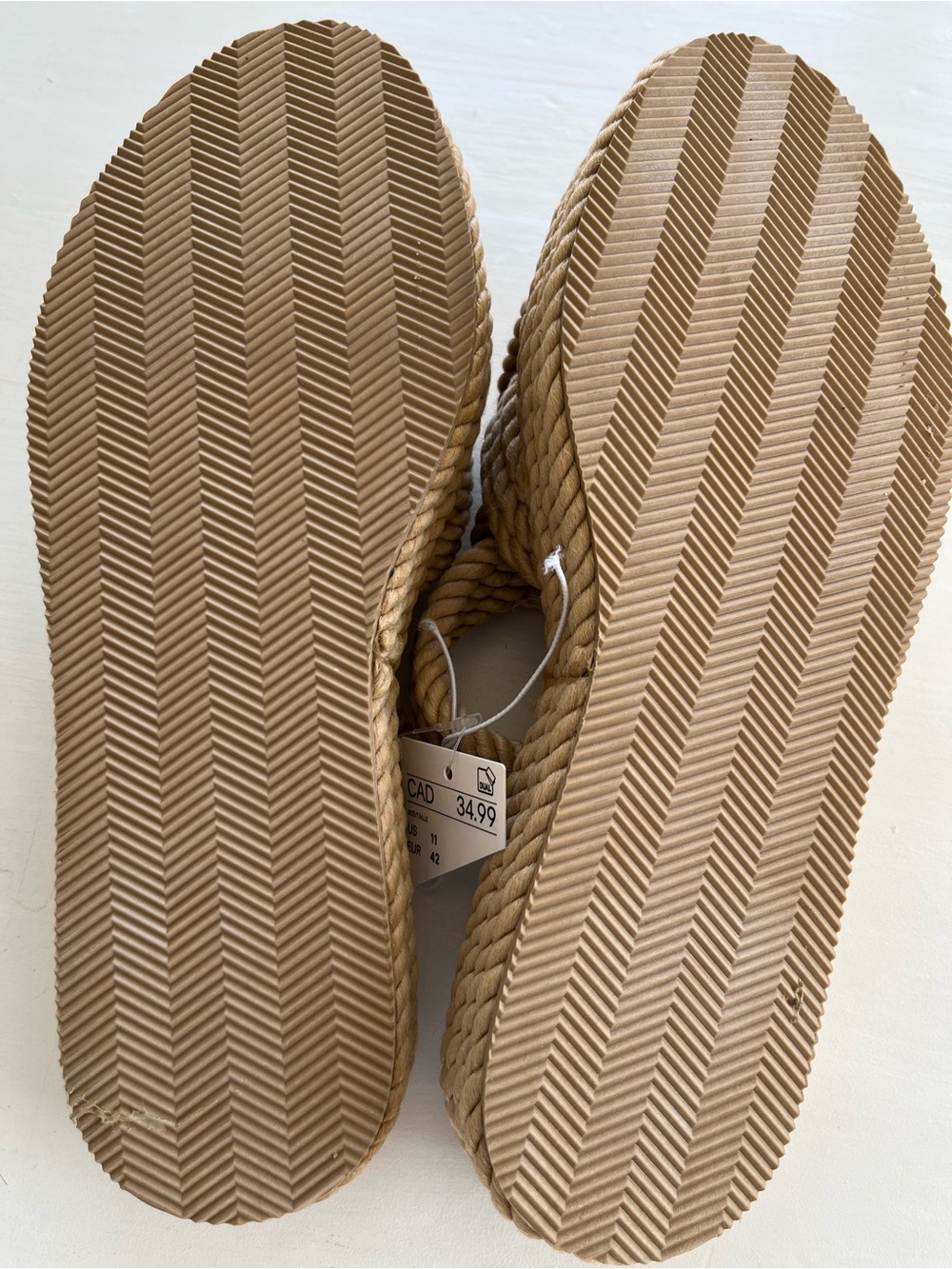 H&M Platform Rope Sandals Size 11 - Picture 4 of 4